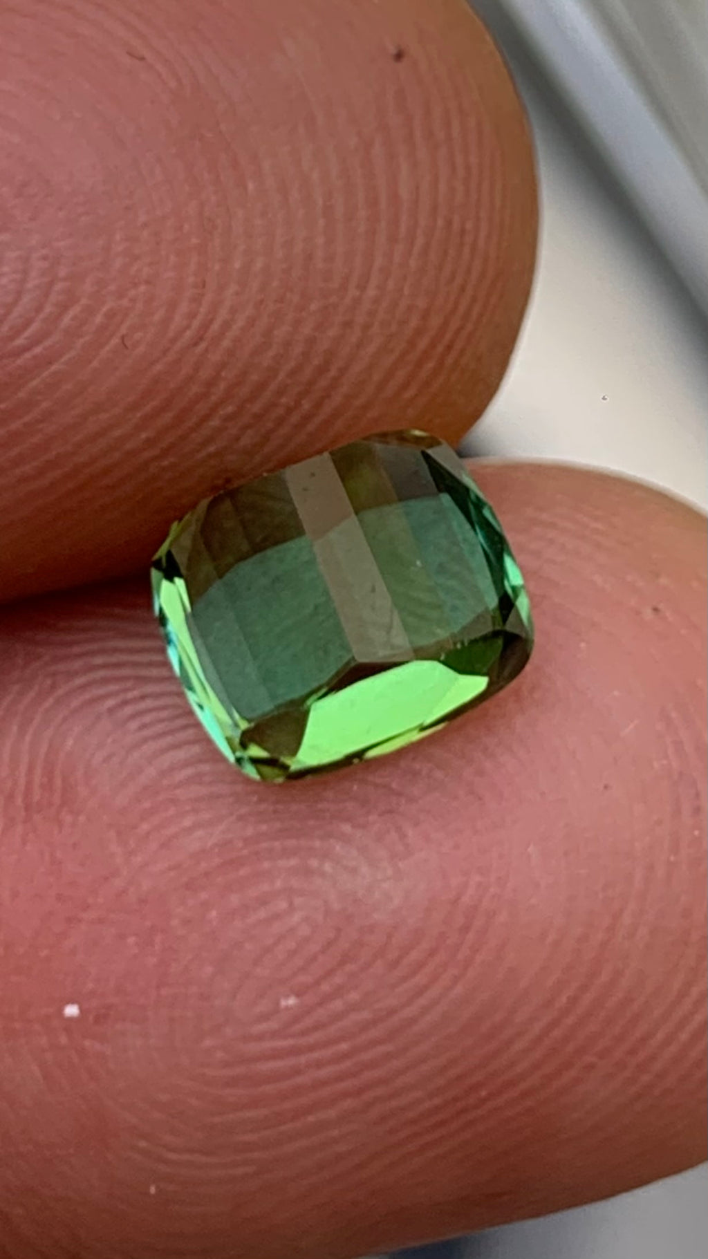 Untreated 2.55 Carat Natural Bluish Green Tourmaline Afghanistan