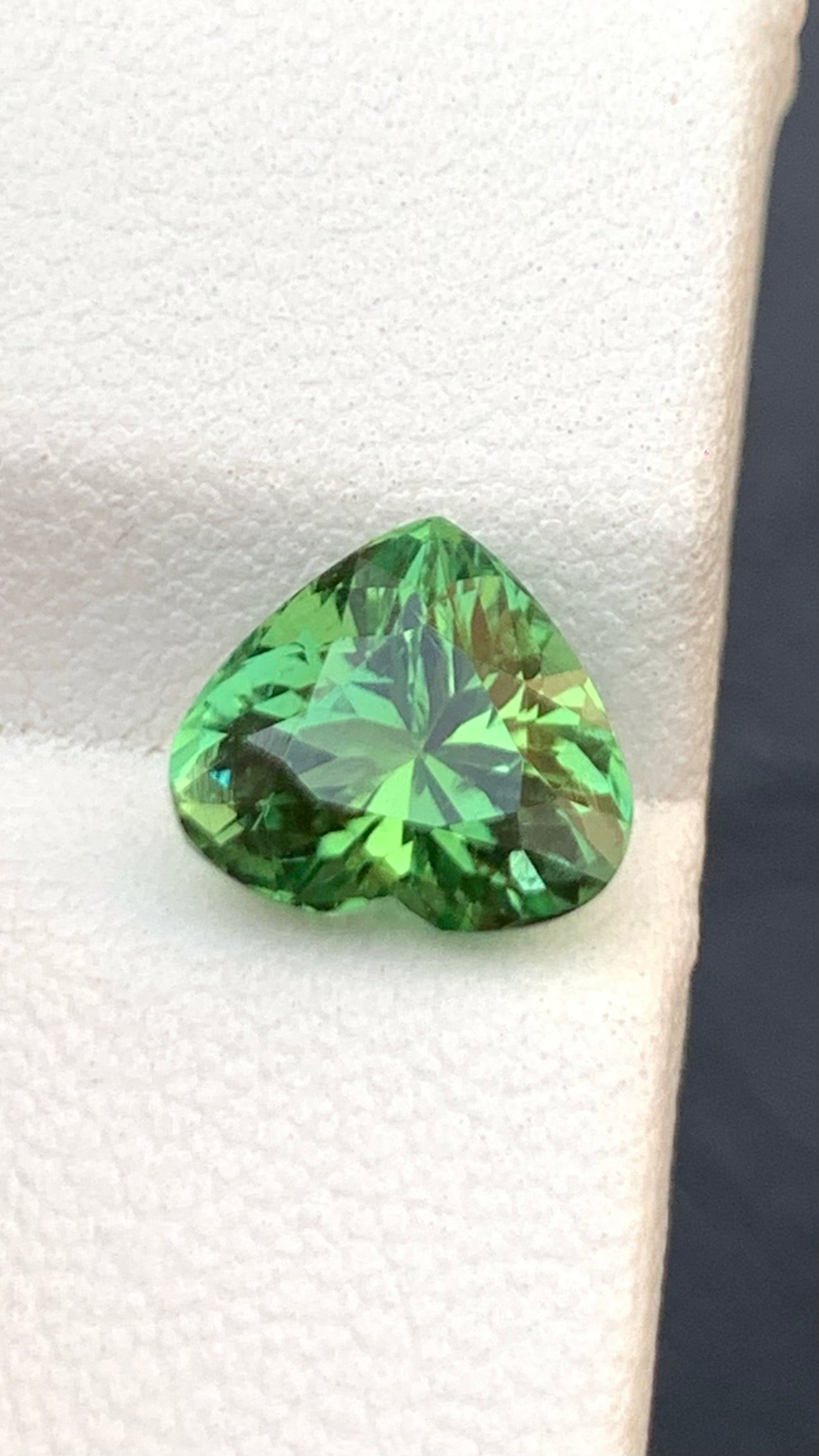 Untreated 2.55 Carat Natural Heart Tourmaline Afghanistan