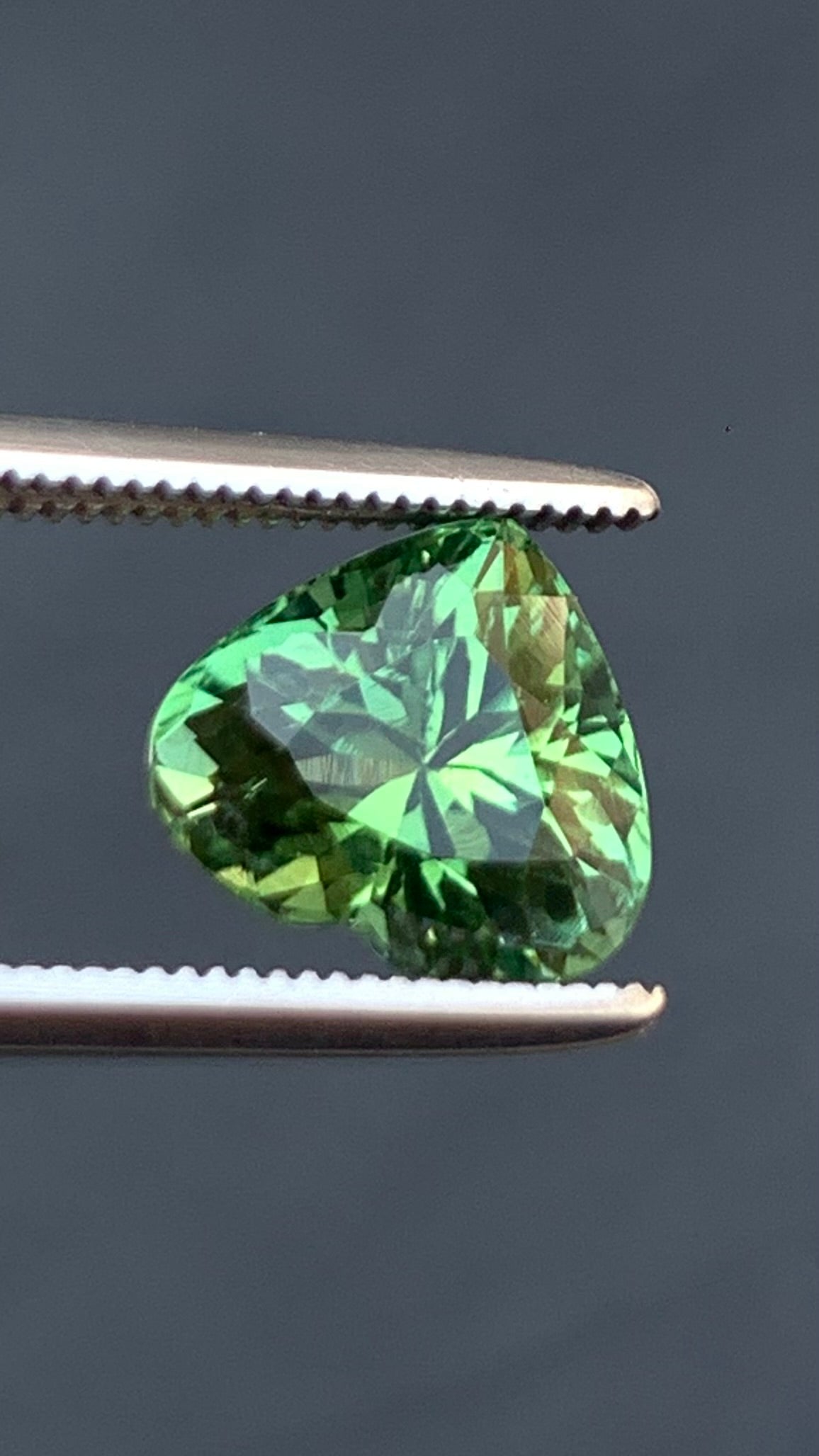 Untreated 2.55 Carat Natural Heart Tourmaline Afghanistan