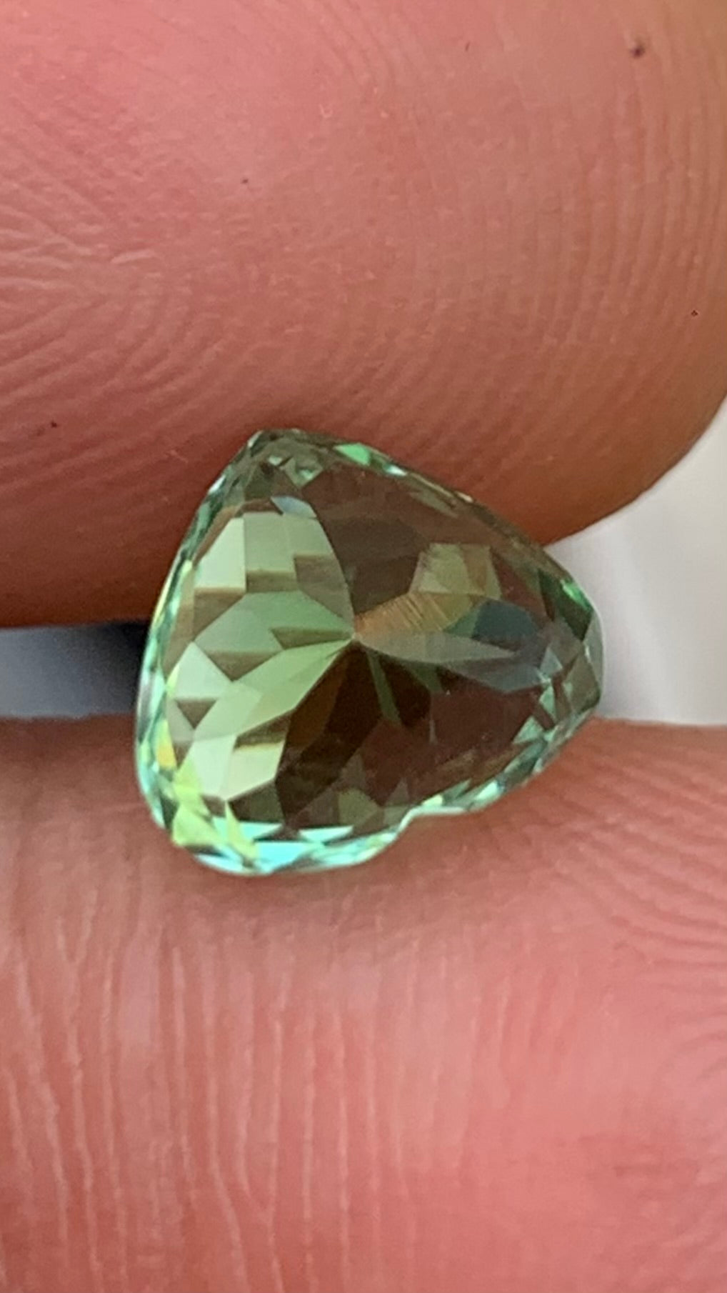 Untreated 2.55 Carat Natural Heart Tourmaline Afghanistan