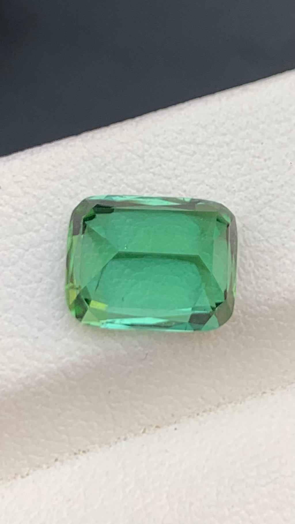 Untreated 2.95 Carat Bluish Green Colour Natural Tourmaline