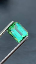 Untreated 2.95 Carat Bluish Green Colour Natural Tourmaline