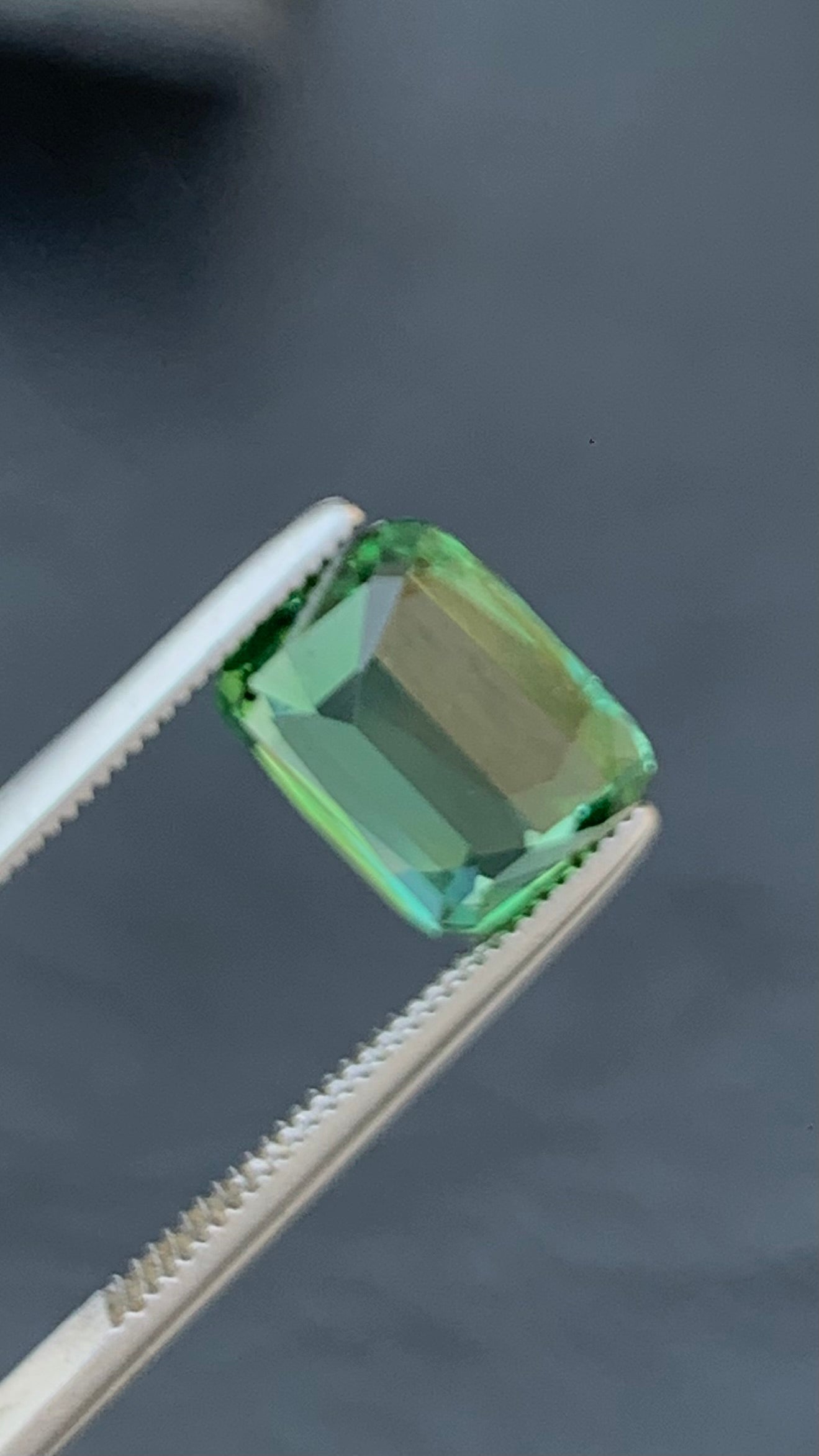 Untreated 2.95 Carat Bluish Green Colour Natural Tourmaline