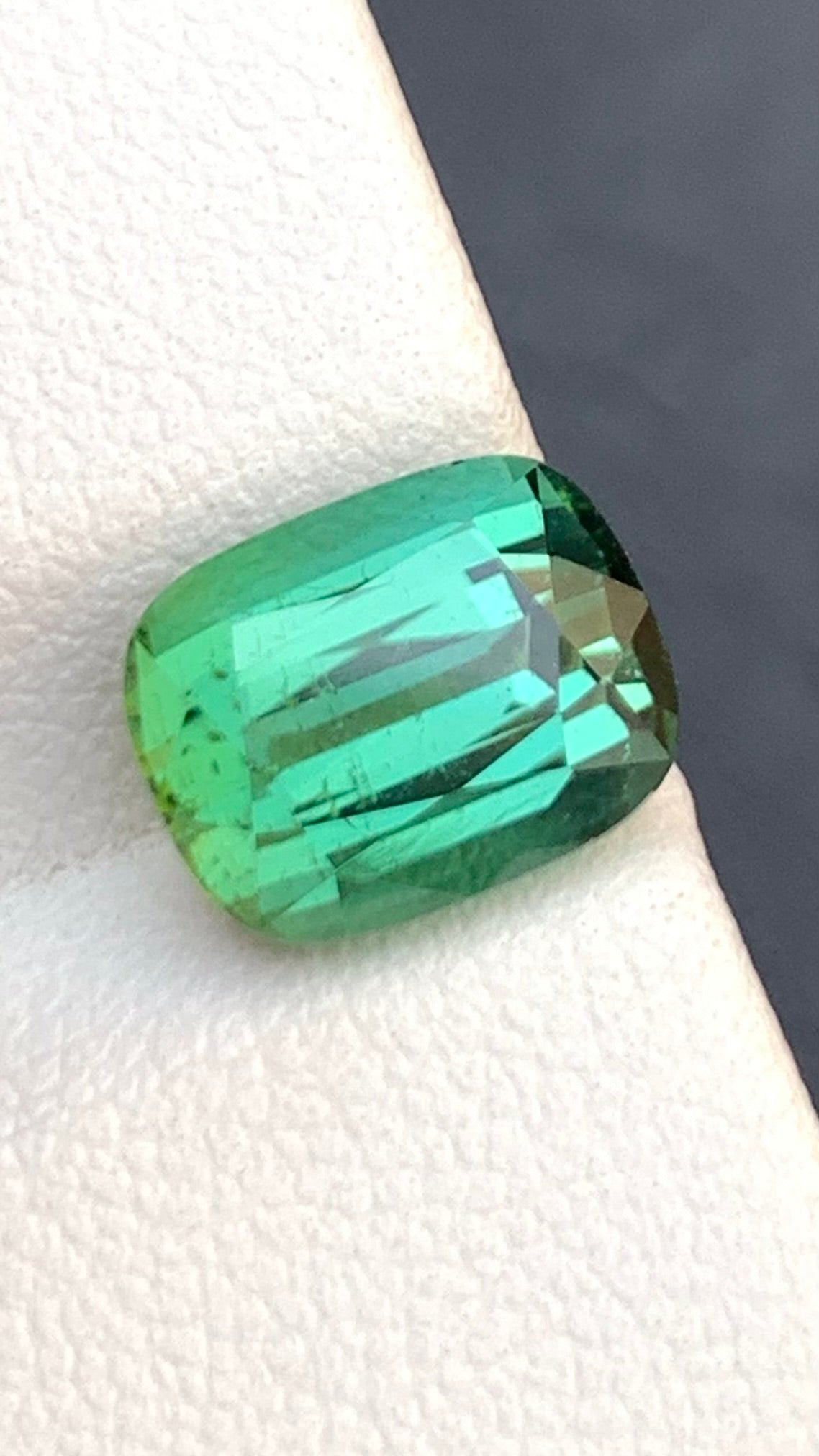 Untreated 3.58 Carat Green Colour Natural Tourmaline