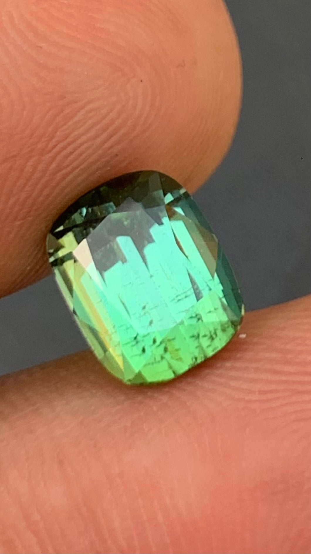 Untreated 3.58 Carat Green Colour Natural Tourmaline