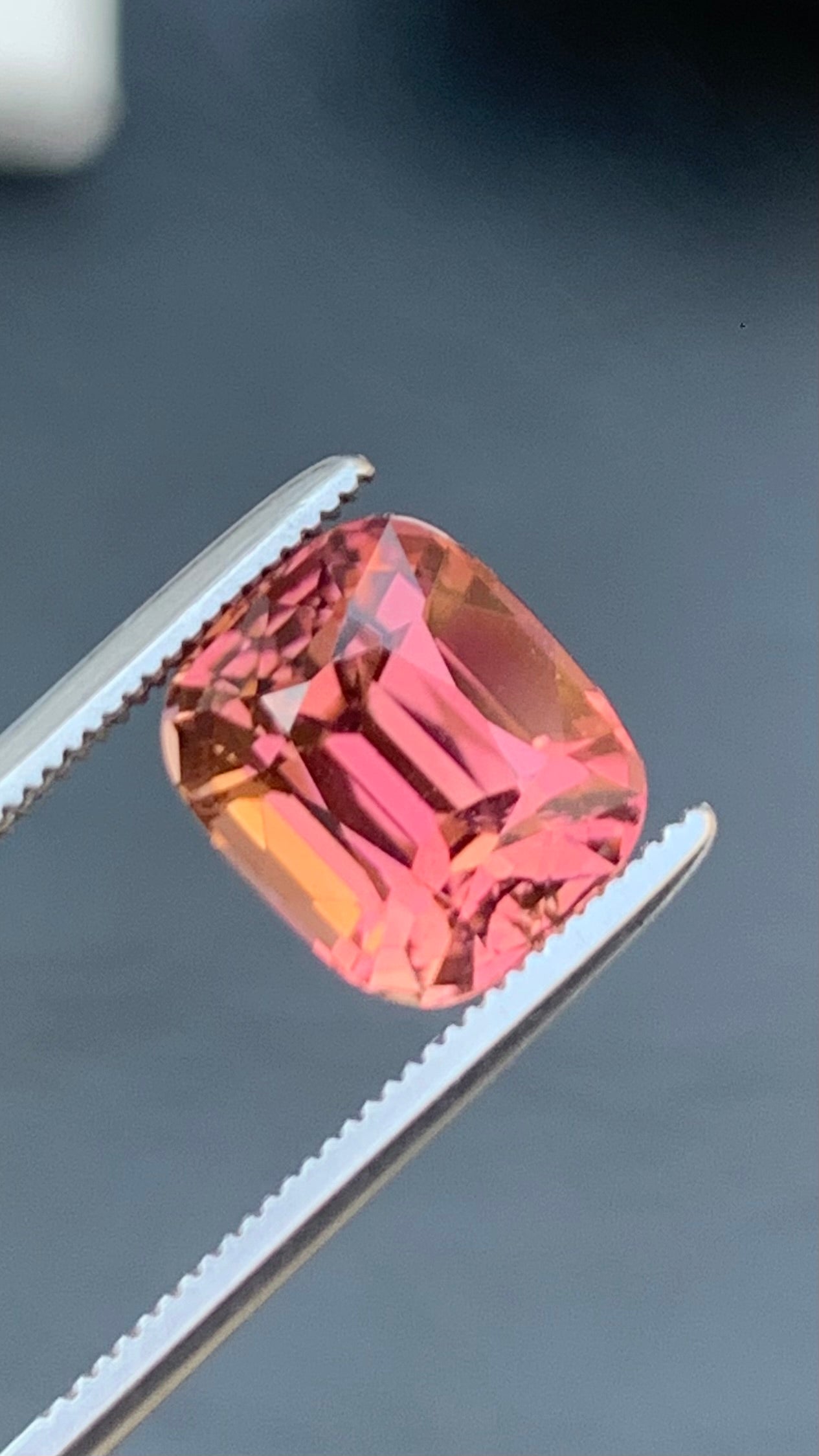 Untreated 3.29 Carat Sunset Colour Natural Tourmaline