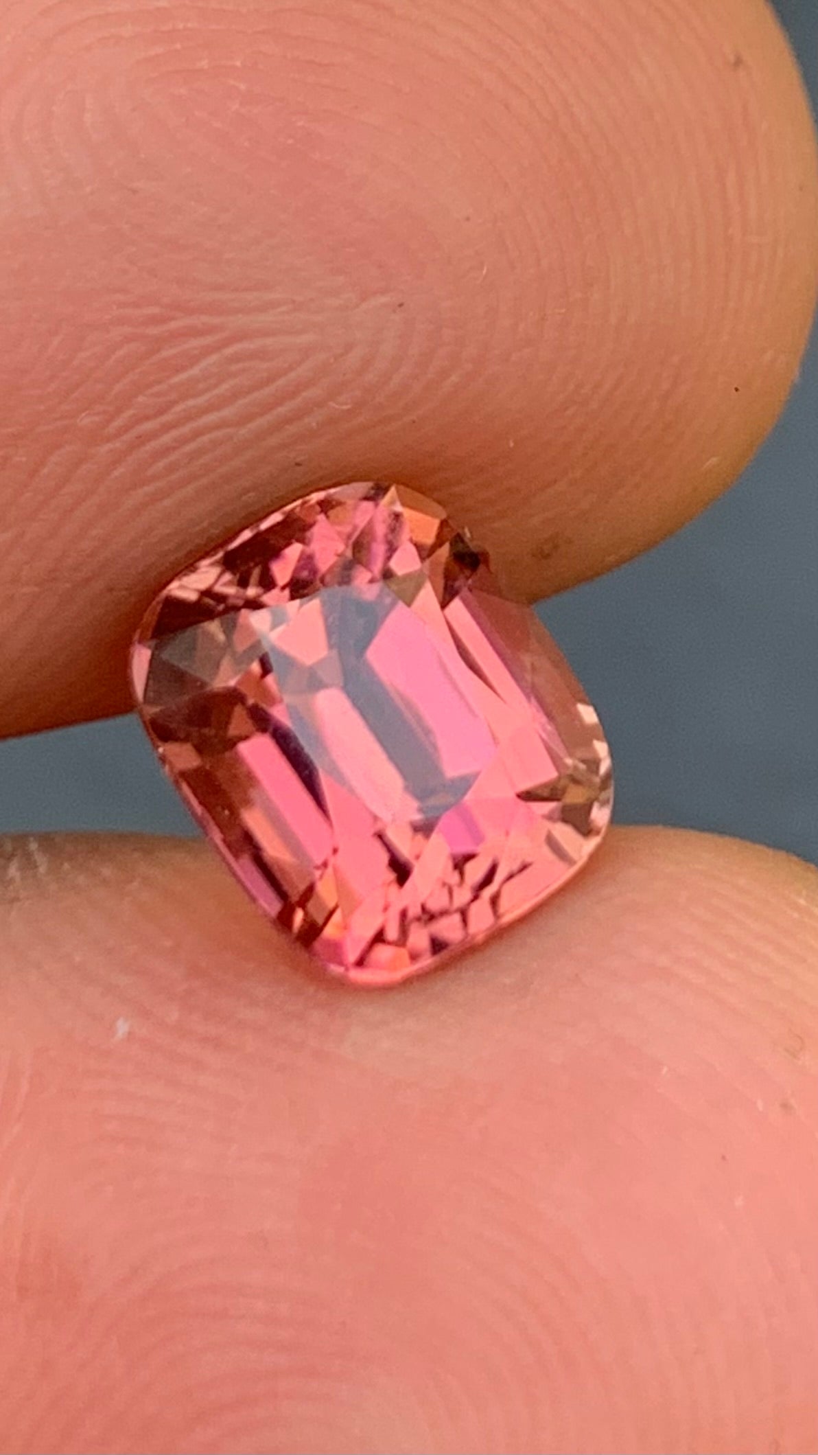 Untreated 3.29 Carat Sunset Colour Natural Tourmaline