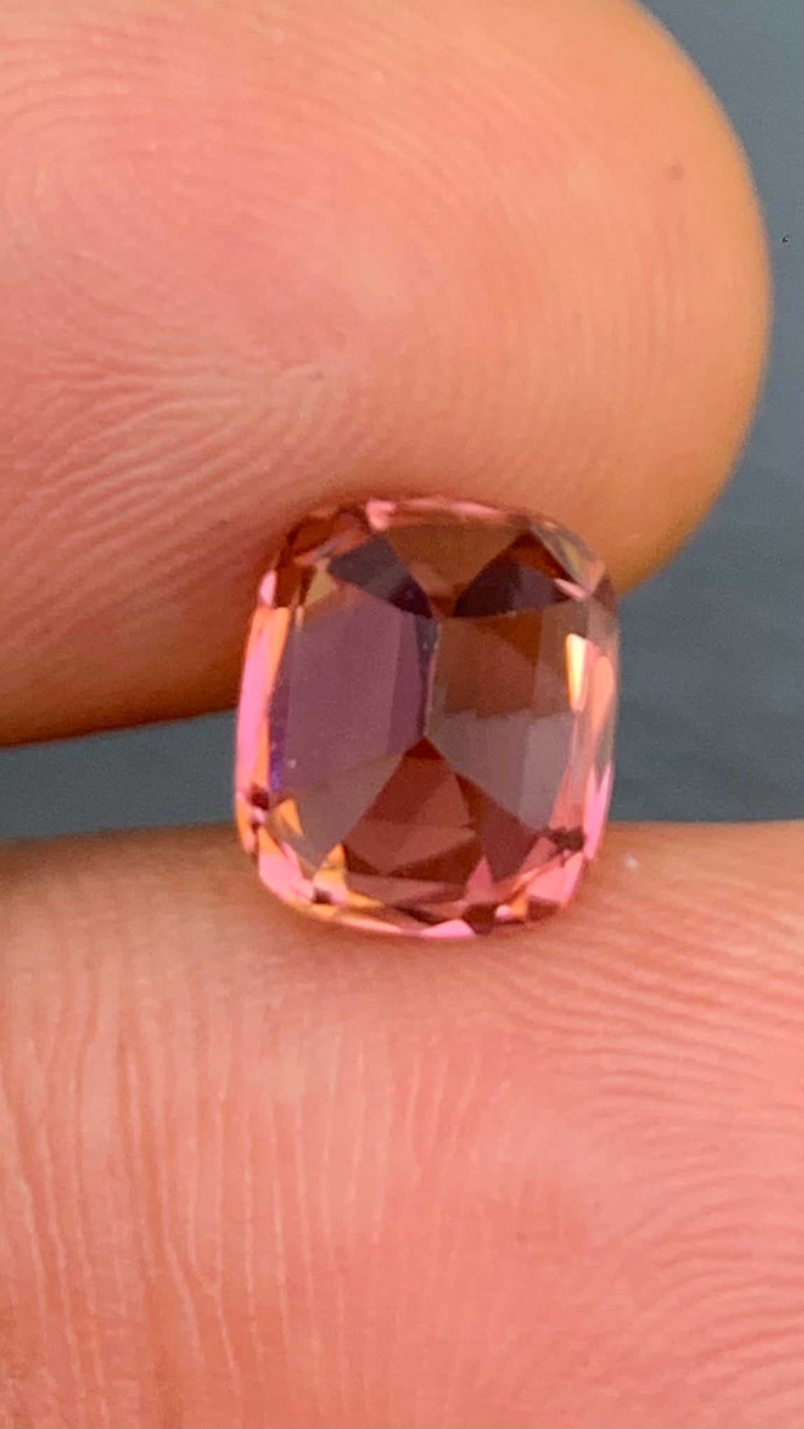 Untreated 3.29 Carat Sunset Colour Natural Tourmaline