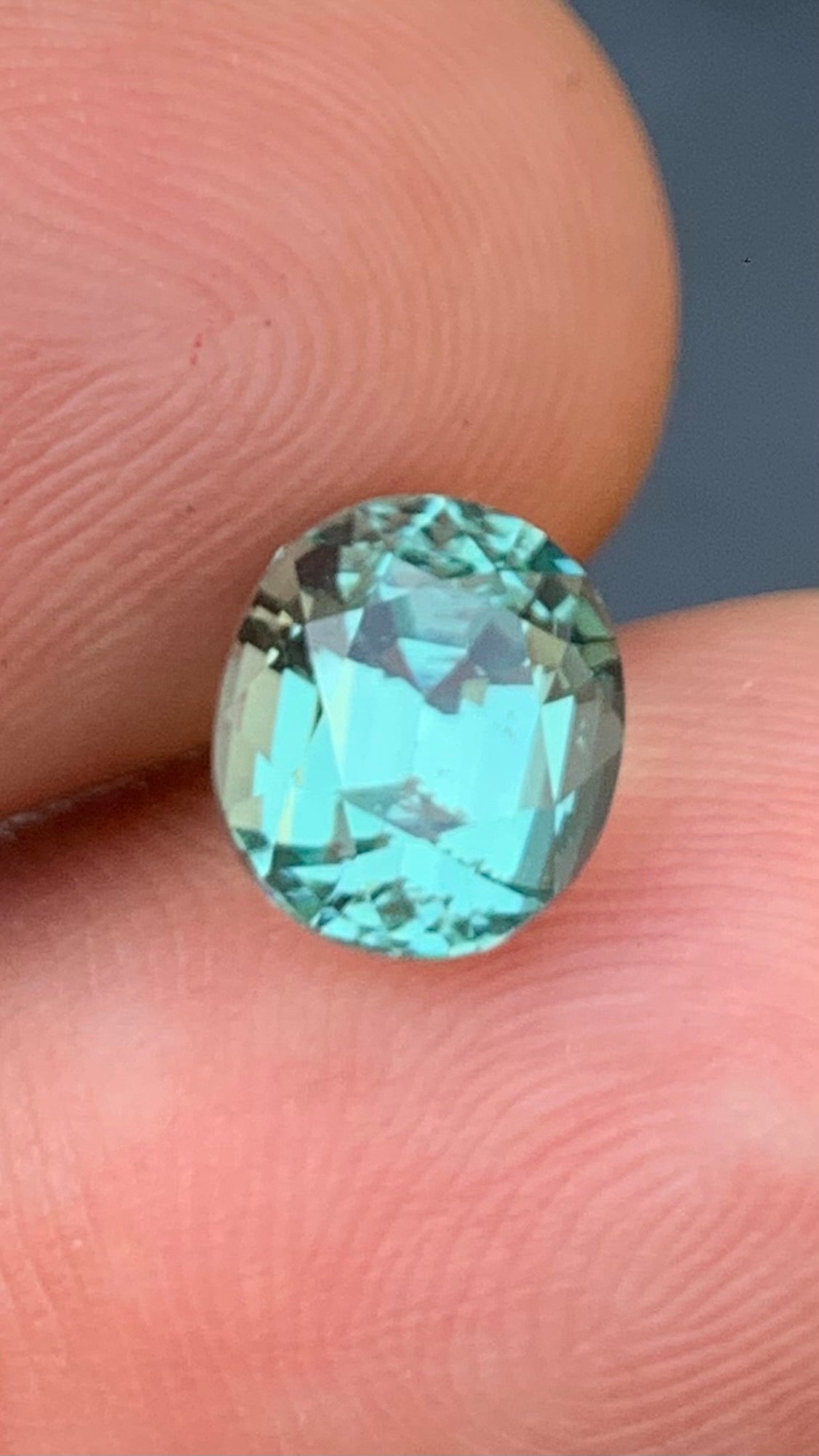 Untreated 3 Carat Lagoon Colour Natural Tourmaline