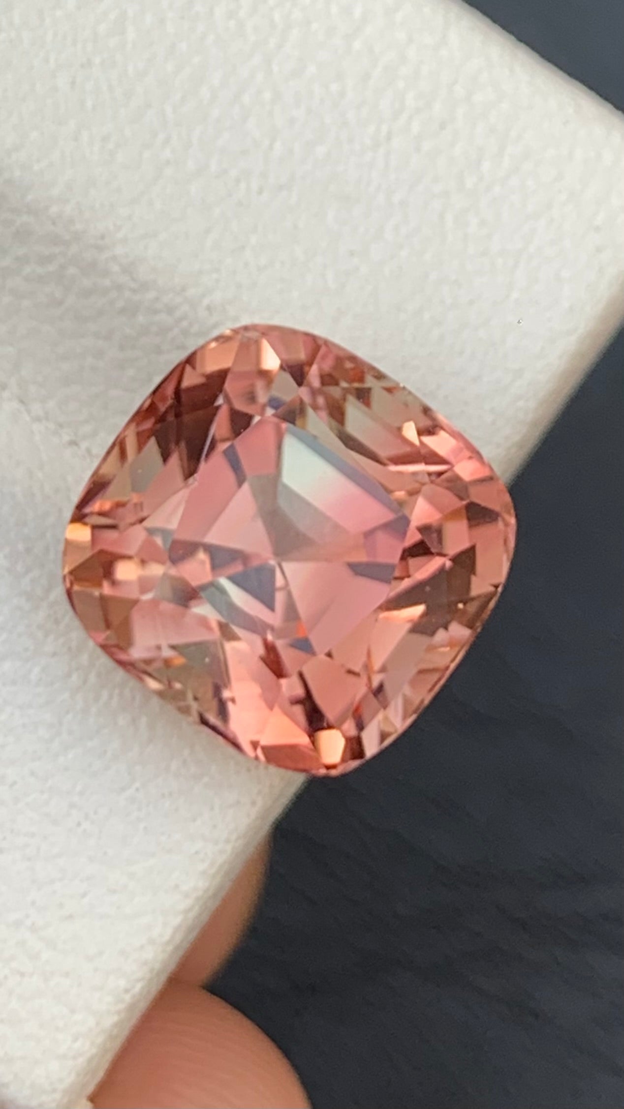 Untreated 8.35 Carat Natural Sunset Tourmaline