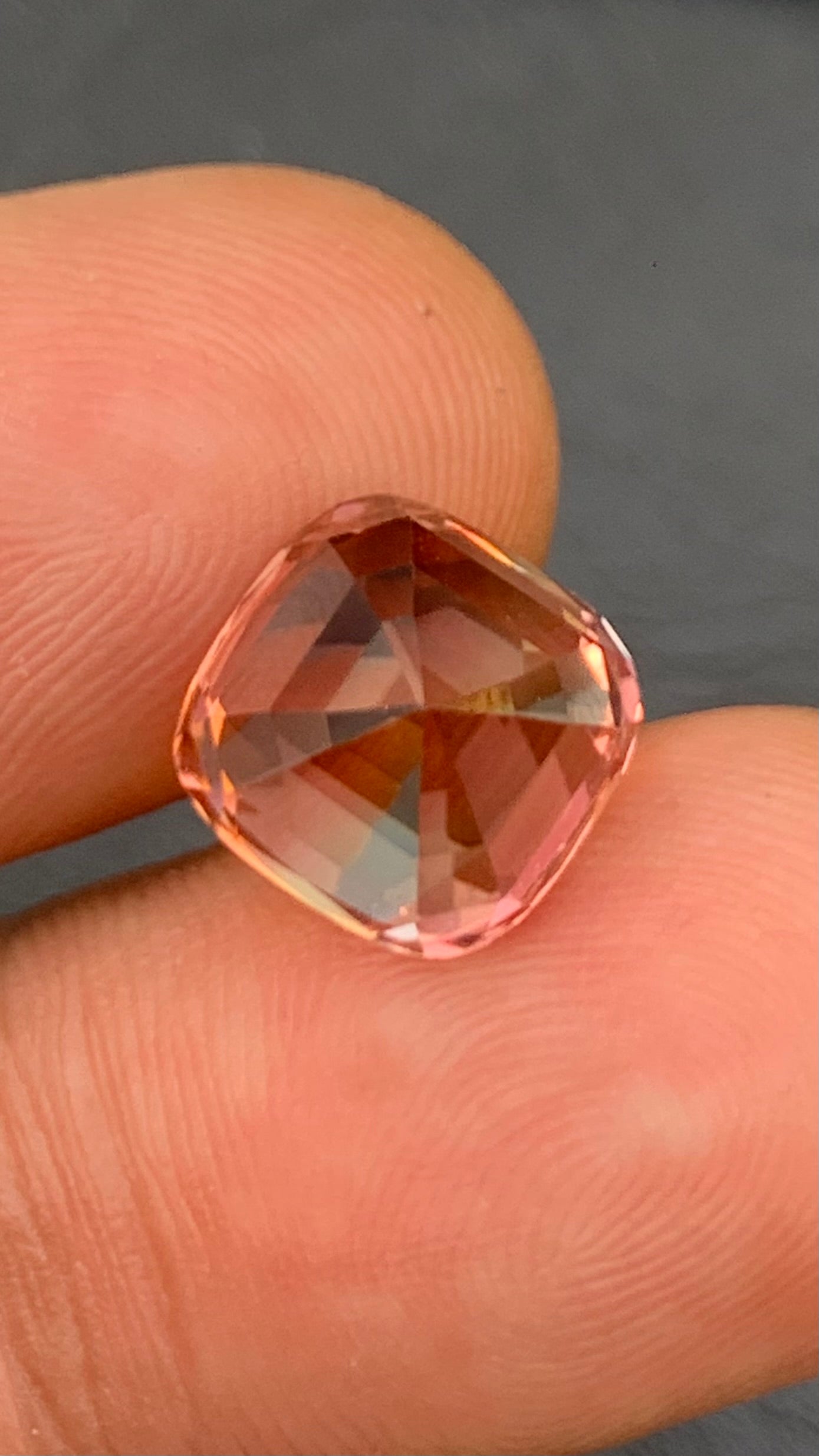Untreated 8.35 Carat Natural Sunset Tourmaline