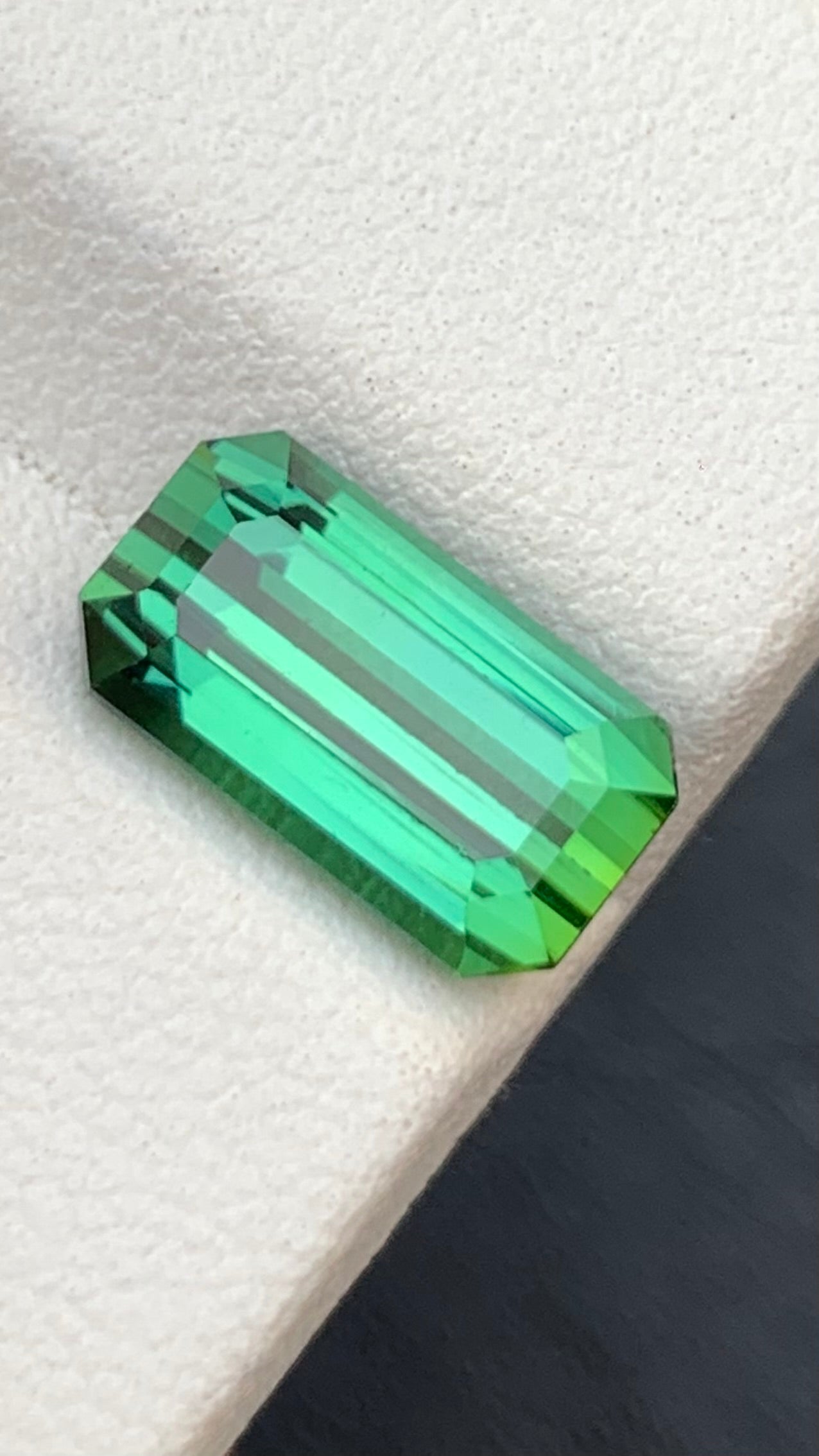 Untreated 3.96 Carats Mint Green Colour Natural Tourmaline