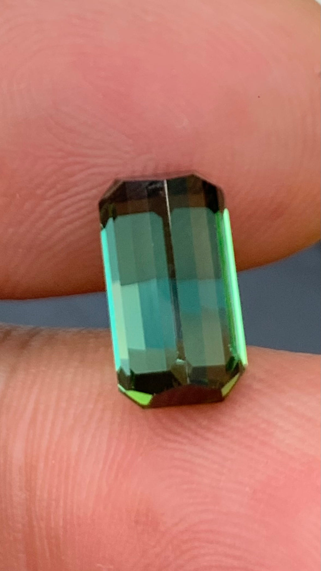 Untreated 3.96 Carats Mint Green Colour Natural Tourmaline