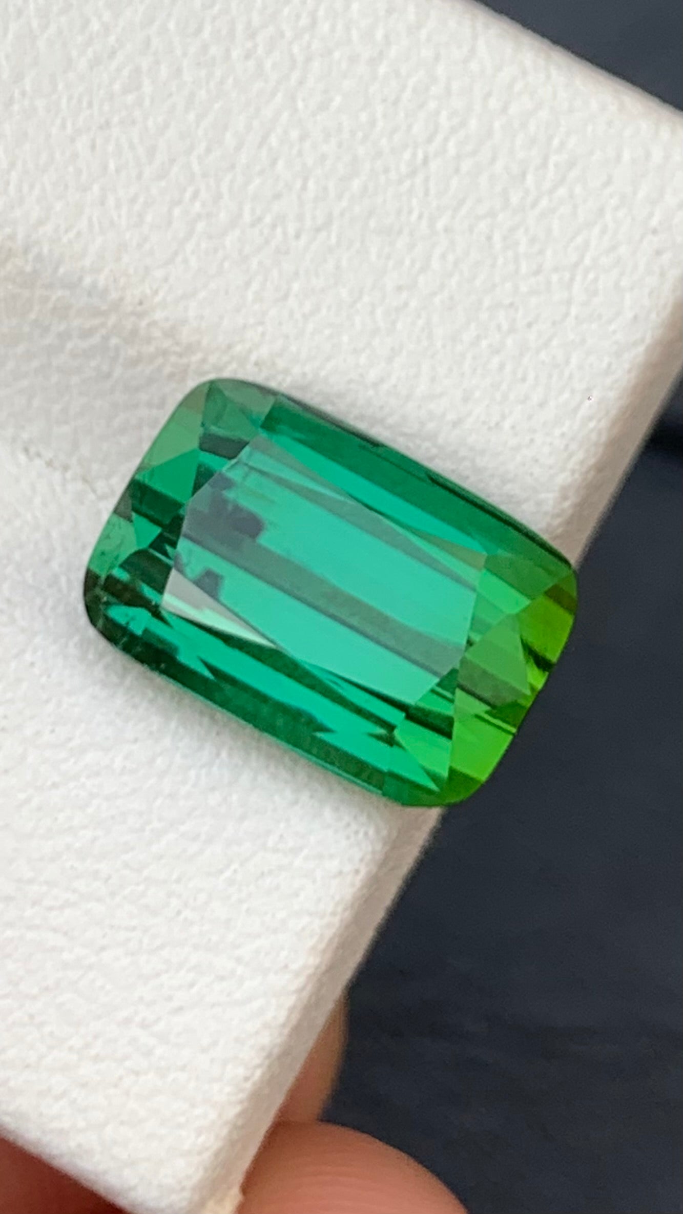 Untreated 7.16 Carat Green Colour Natural Tourmaline