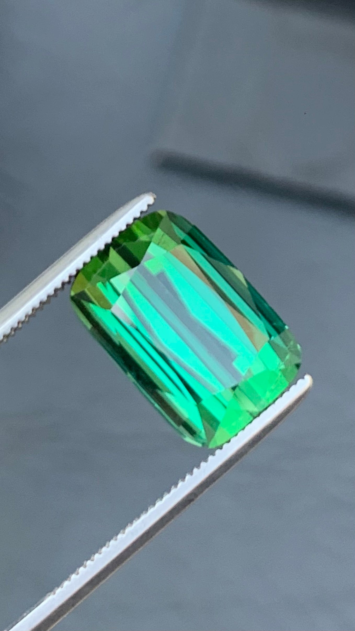 Untreated 7.16 Carat Green Colour Natural Tourmaline
