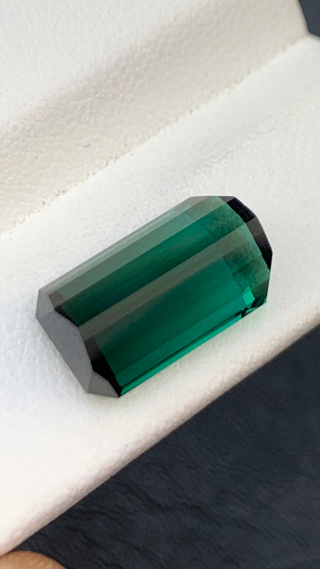 Untreated 7.84 Carat Bluish Green Colour Natural Tourmaline