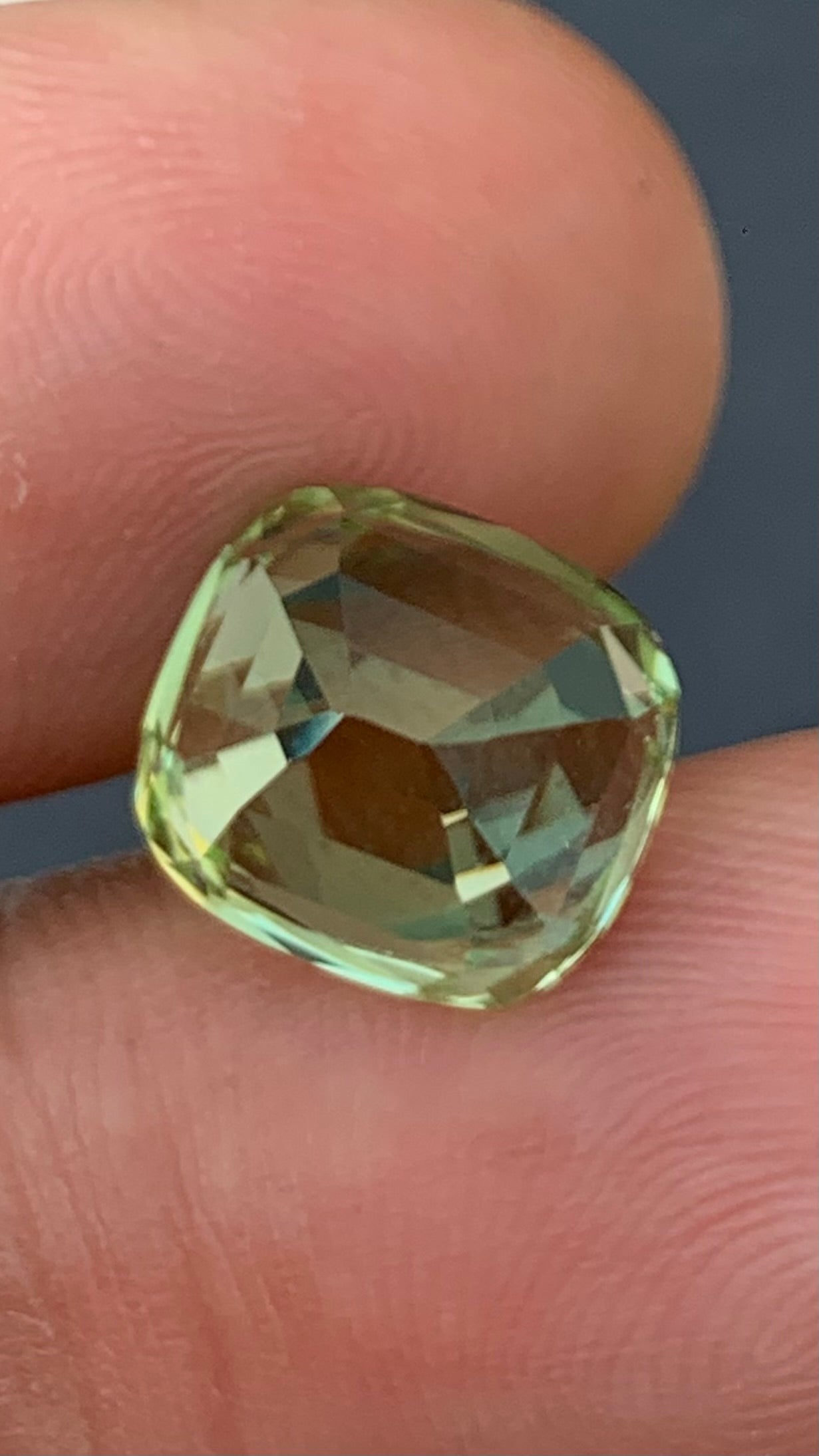 Untreated 7.04 Carat Green Colour Natural Tourmaline
