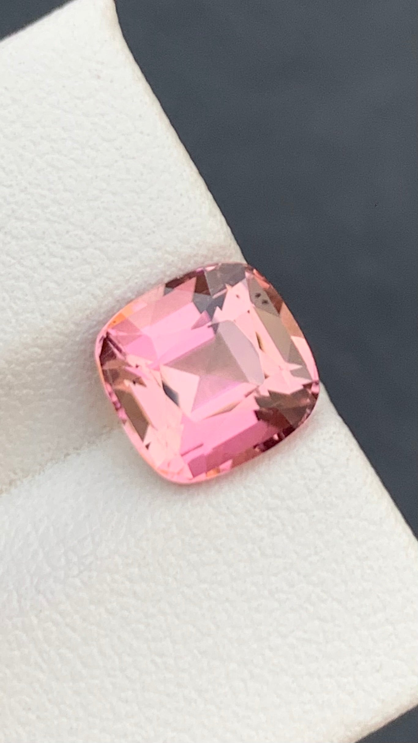 Untreated 2.91 Carat Pink Peach Colour Natural Tourmaline