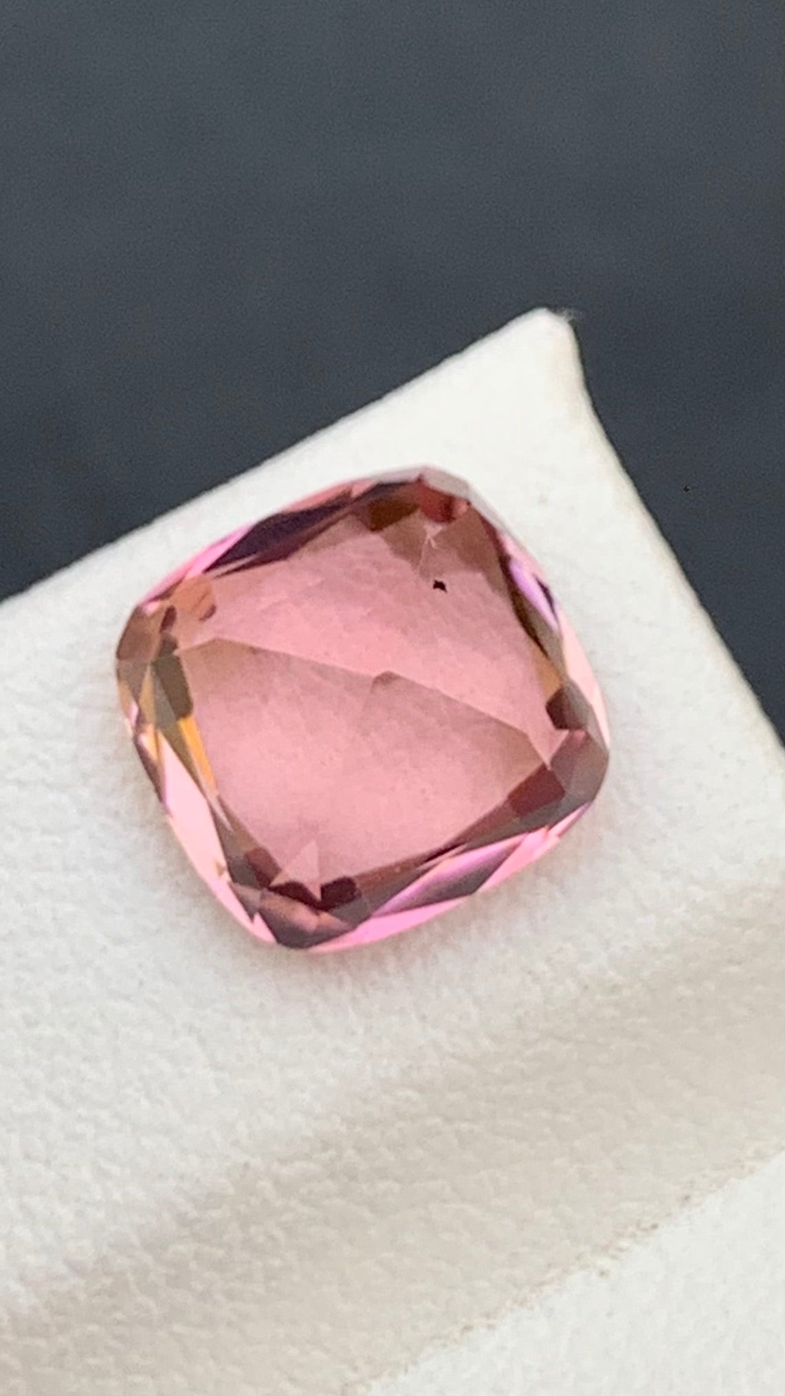 Untreated 2.91 Carat Pink Peach Colour Natural Tourmaline