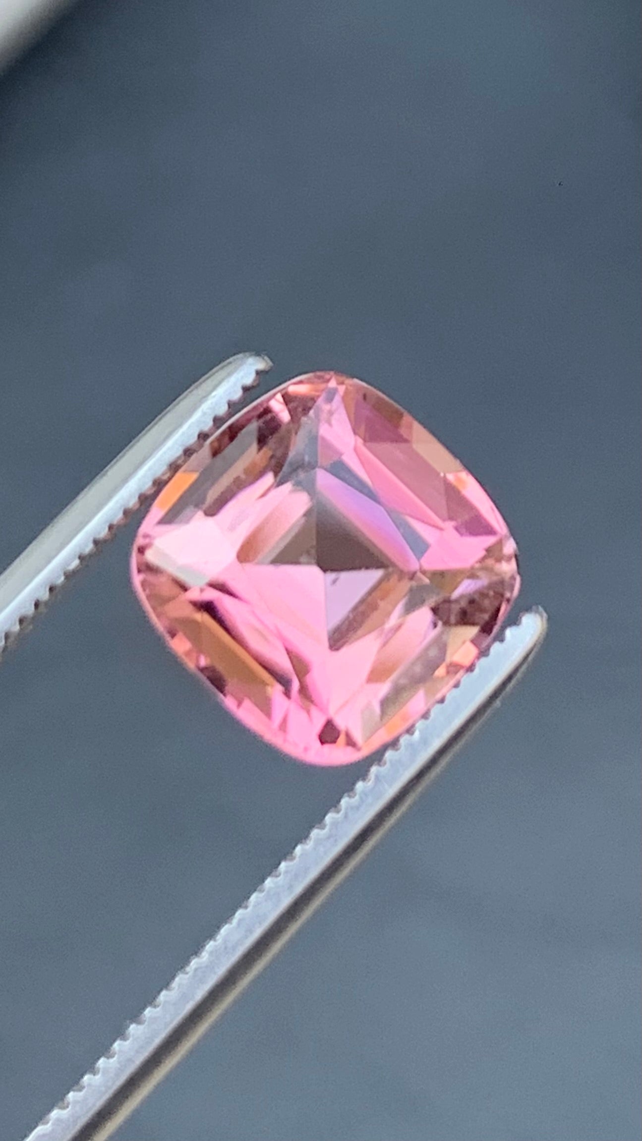 Untreated 2.91 Carat Pink Peach Colour Natural Tourmaline