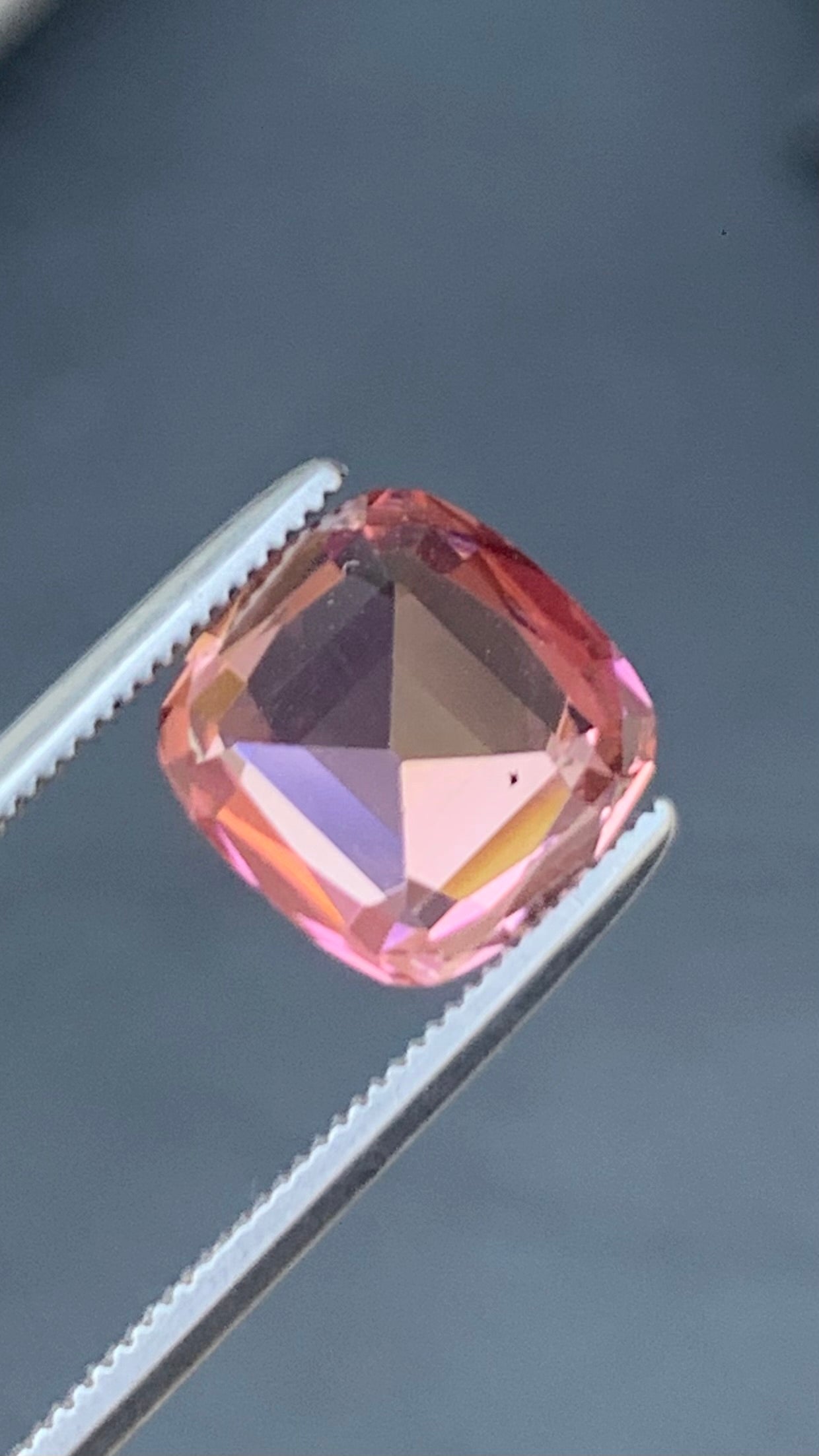 Untreated 2.91 Carat Pink Peach Colour Natural Tourmaline