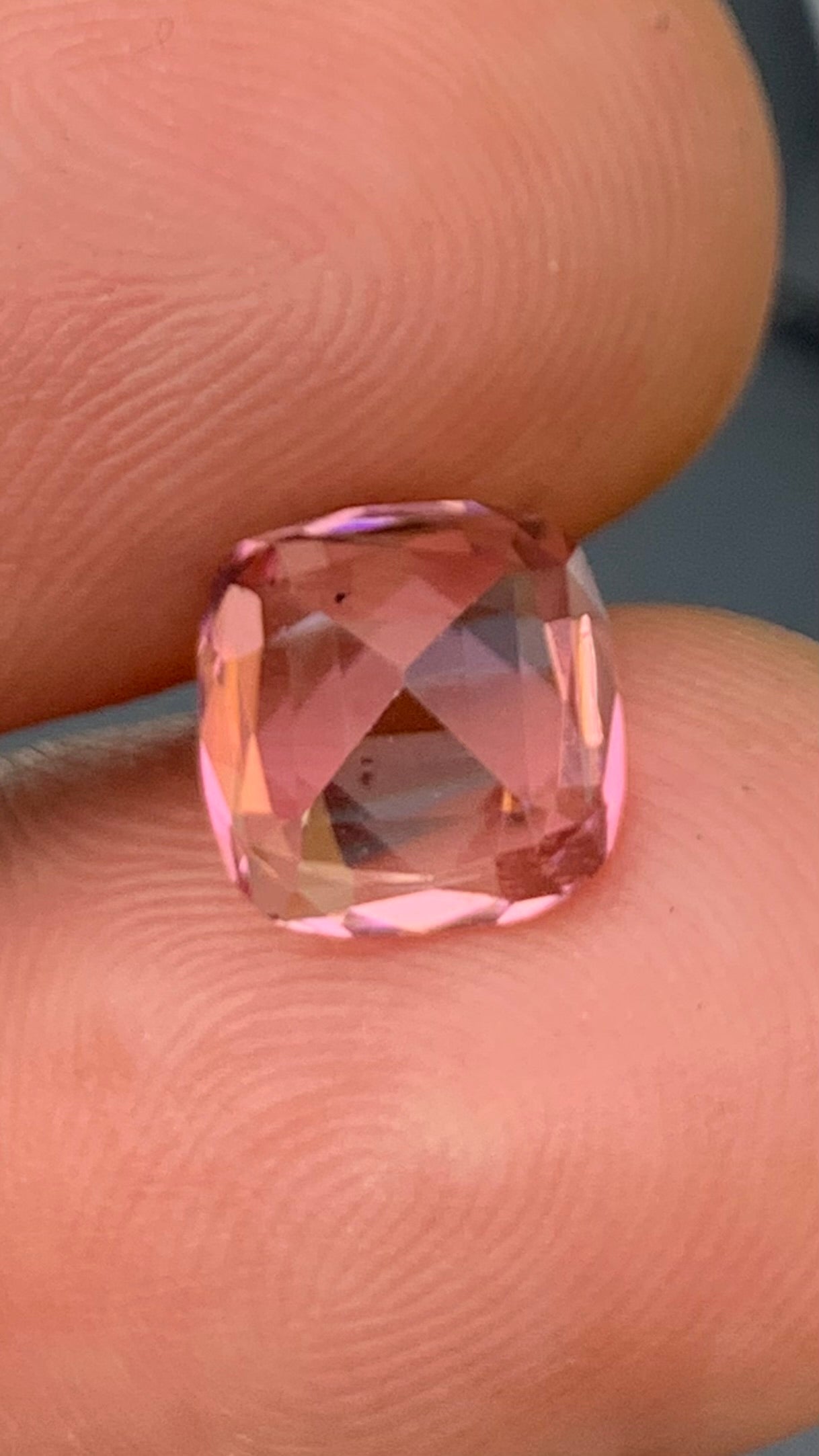 Untreated 2.91 Carat Pink Peach Colour Natural Tourmaline