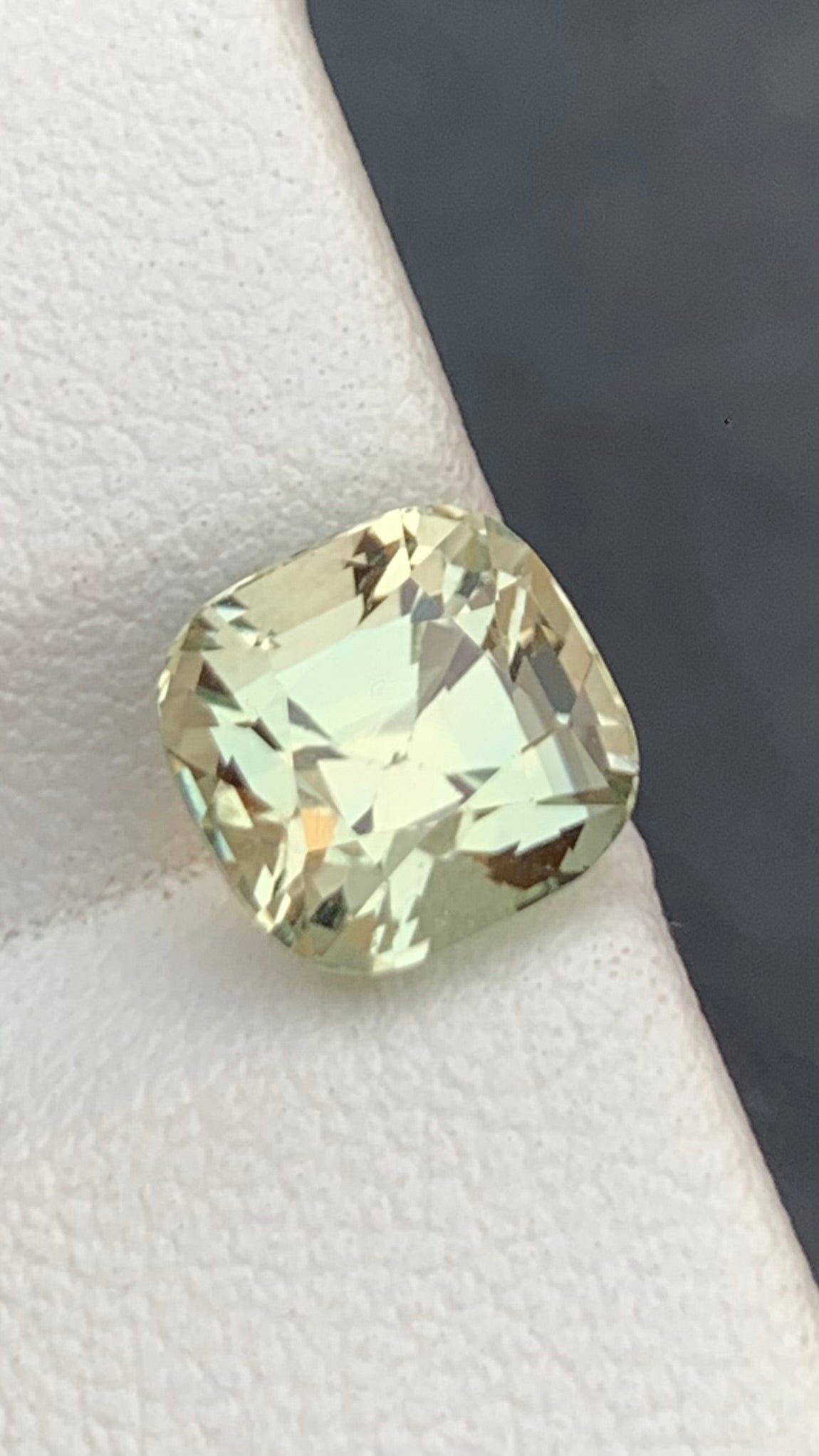 Untreated 2.61 Carat Sage Green Colour Natural Tourmaline