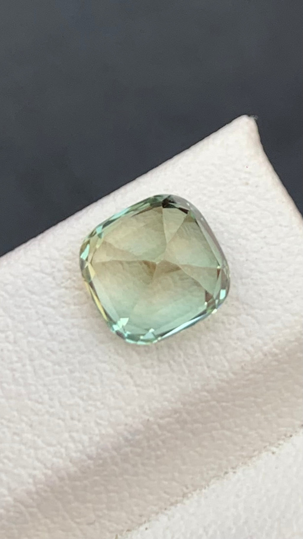Untreated 2.61 Carat Sage Green Colour Natural Tourmaline