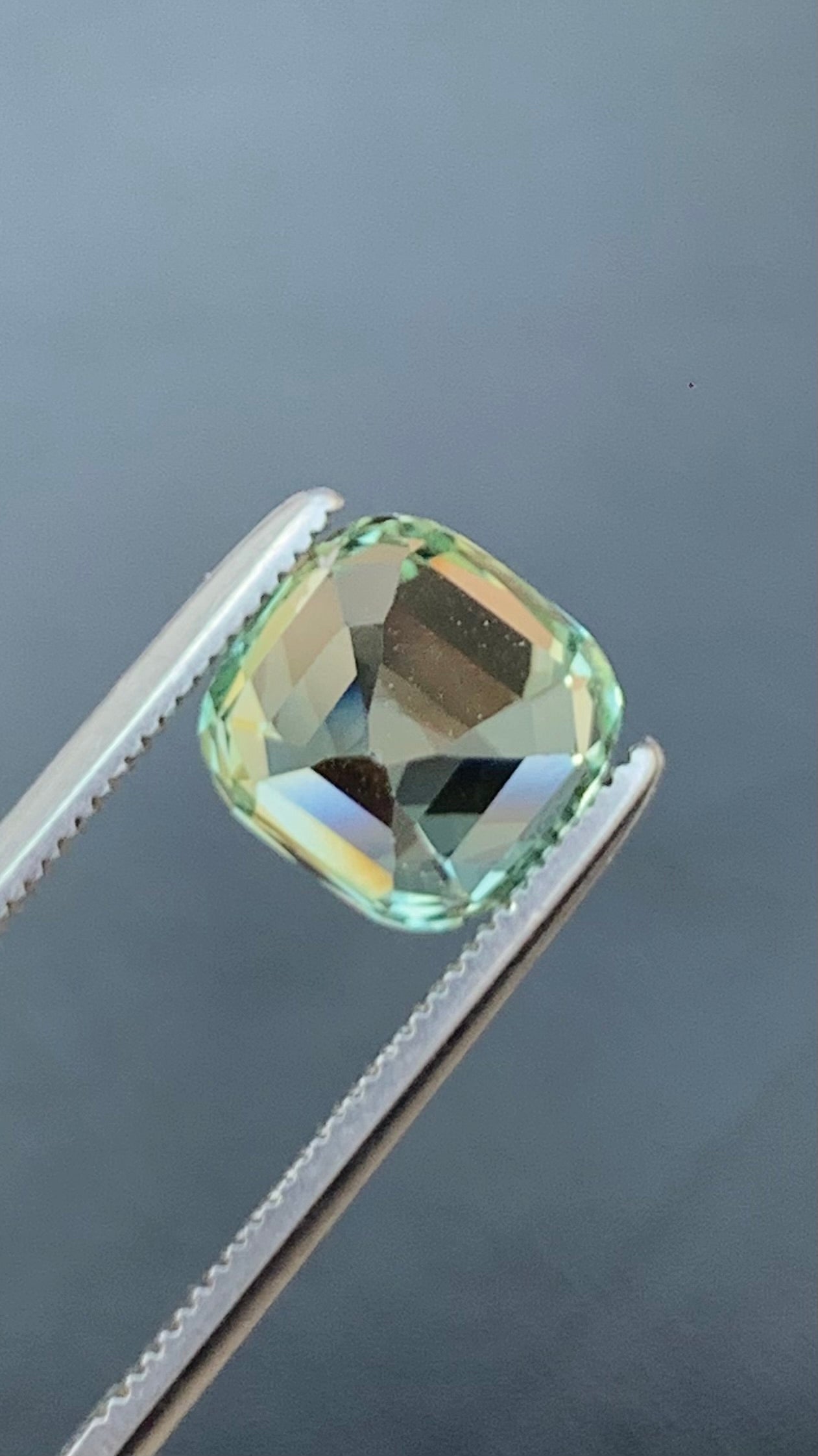 Untreated 2.61 Carat Sage Green Colour Natural Tourmaline