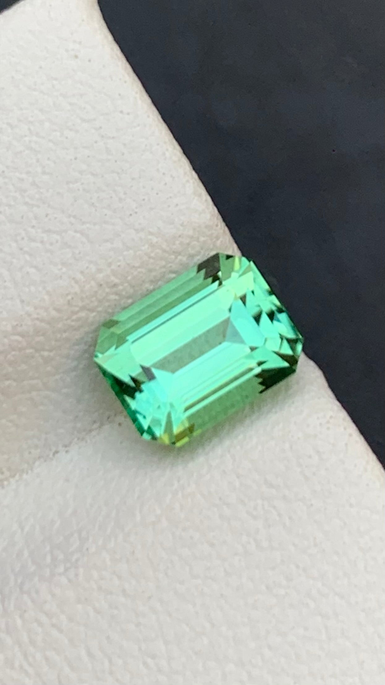 Untreated 1.91 Carat Mint Green Colour Natural Tourmaline