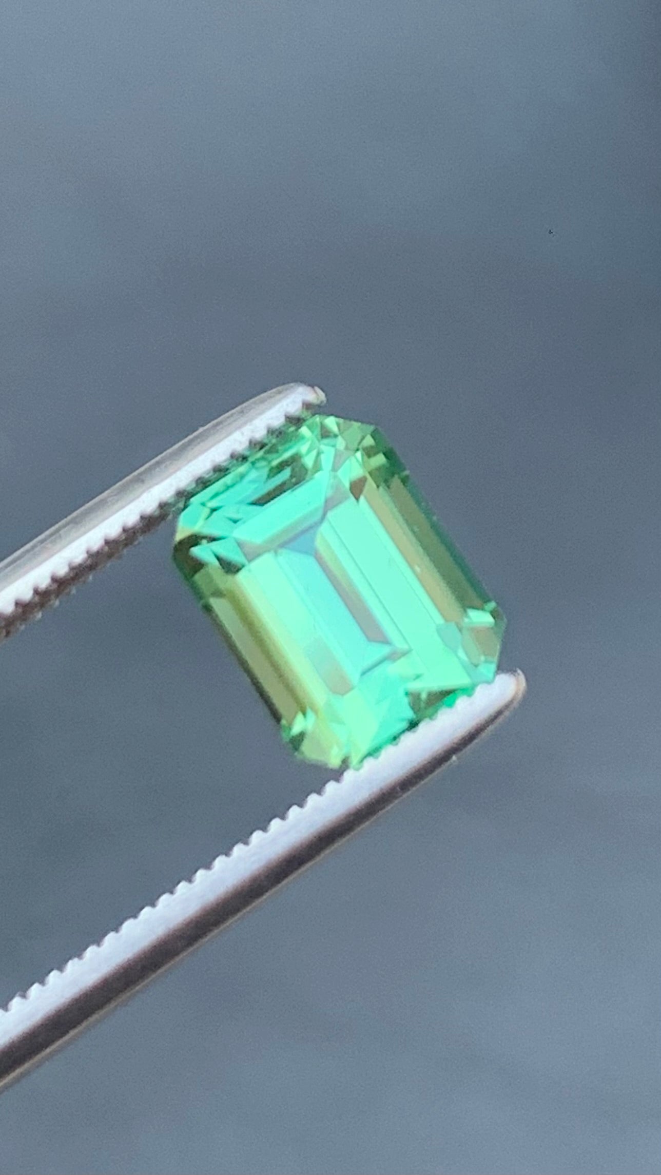 Untreated 1.91 Carat Mint Green Colour Natural Tourmaline