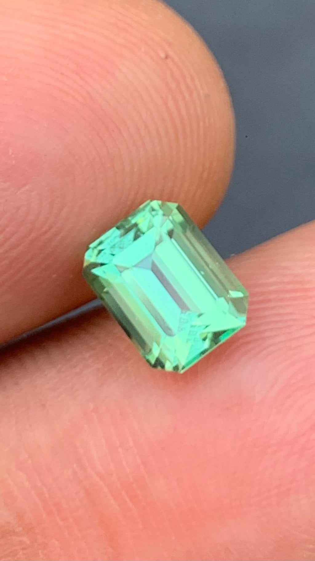 Untreated 1.91 Carat Mint Green Colour Natural Tourmaline