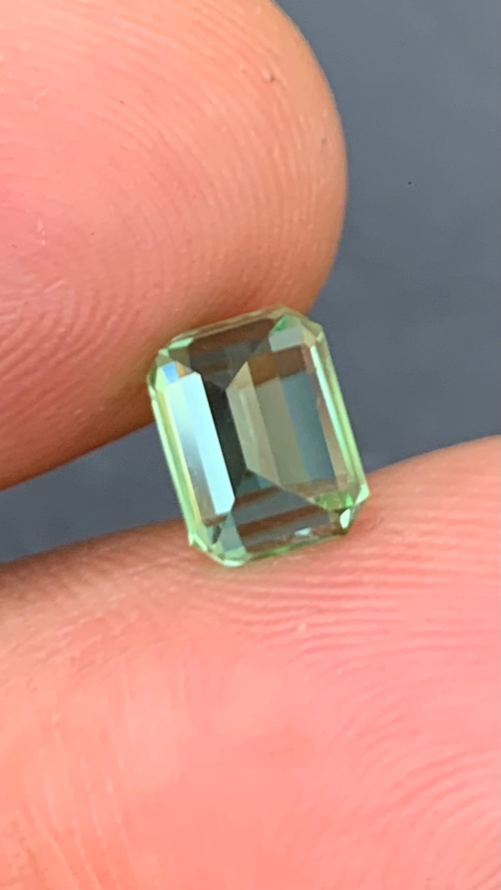 Untreated 1.91 Carat Mint Green Colour Natural Tourmaline