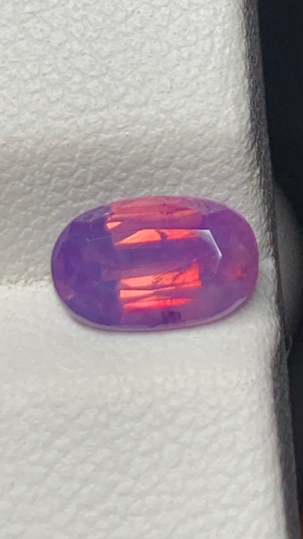 Untreated 1.20 Carat Pink Colour Natural Kashmir Sapphire