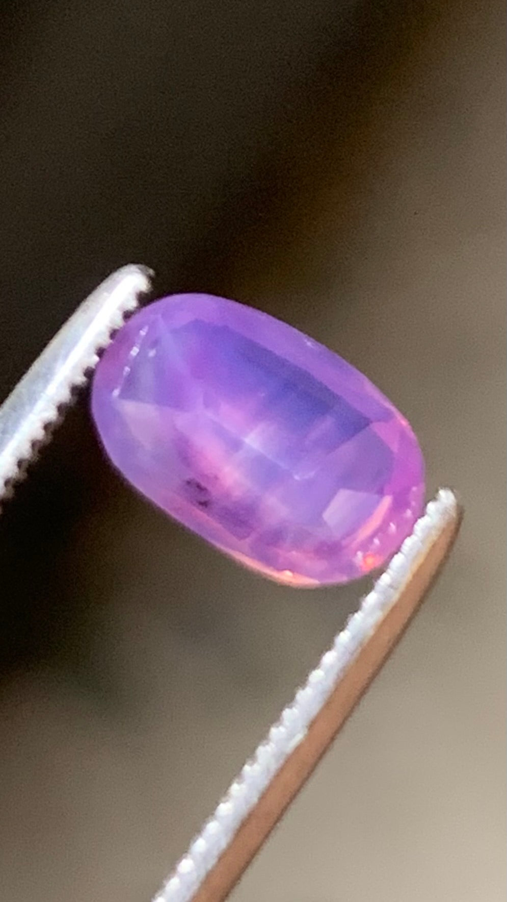 Untreated 1.20 Carat Pink Colour Natural Kashmir Sapphire