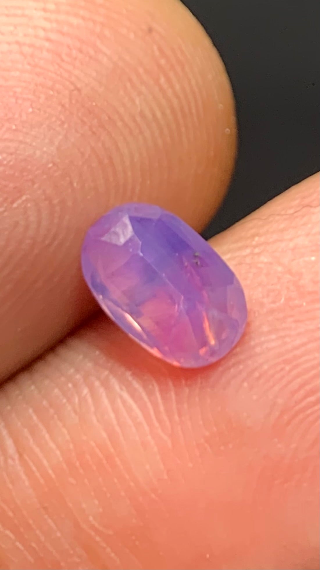 Untreated 1.20 Carat Pink Colour Natural Kashmir Sapphire
