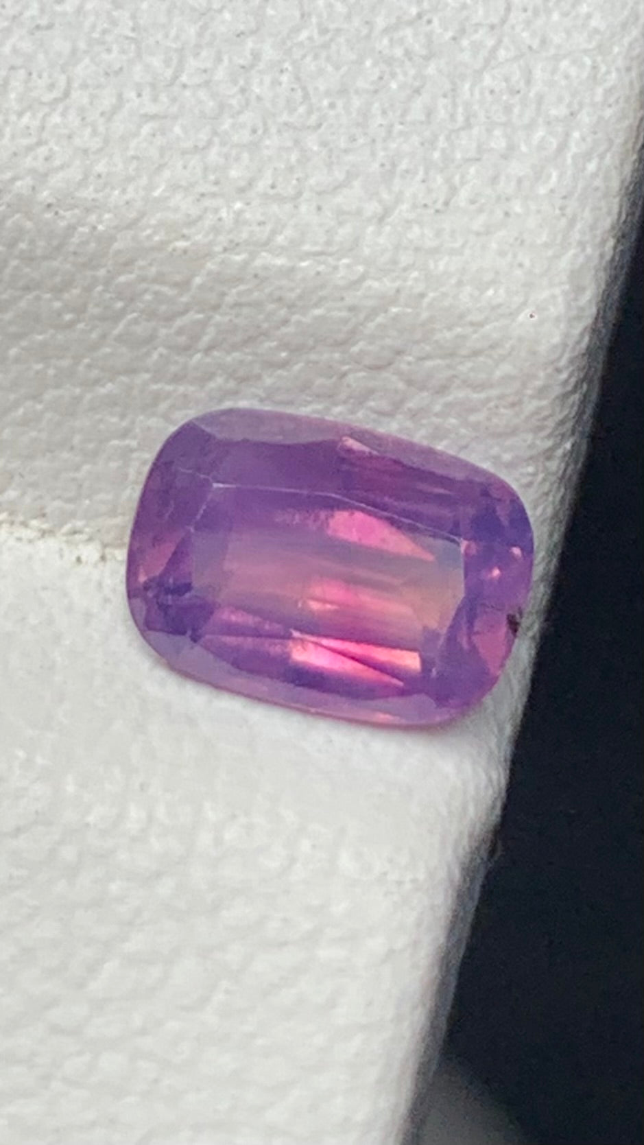 Untreated 1.05 Carat Pink Colour Natural Kashmir Sapphire