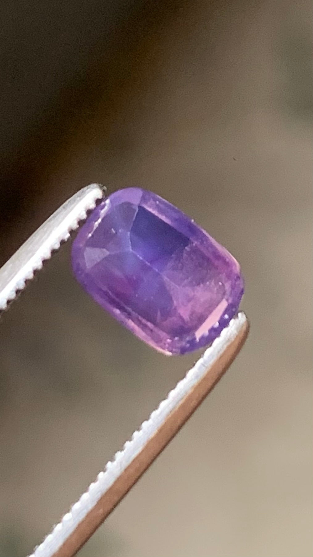 Untreated 1.05 Carat Pink Colour Natural Kashmir Sapphire