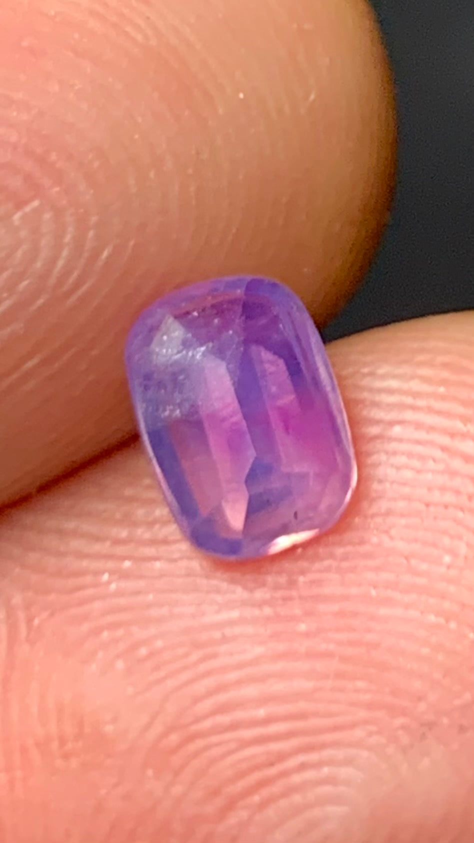 Untreated 1.05 Carat Pink Colour Natural Kashmir Sapphire