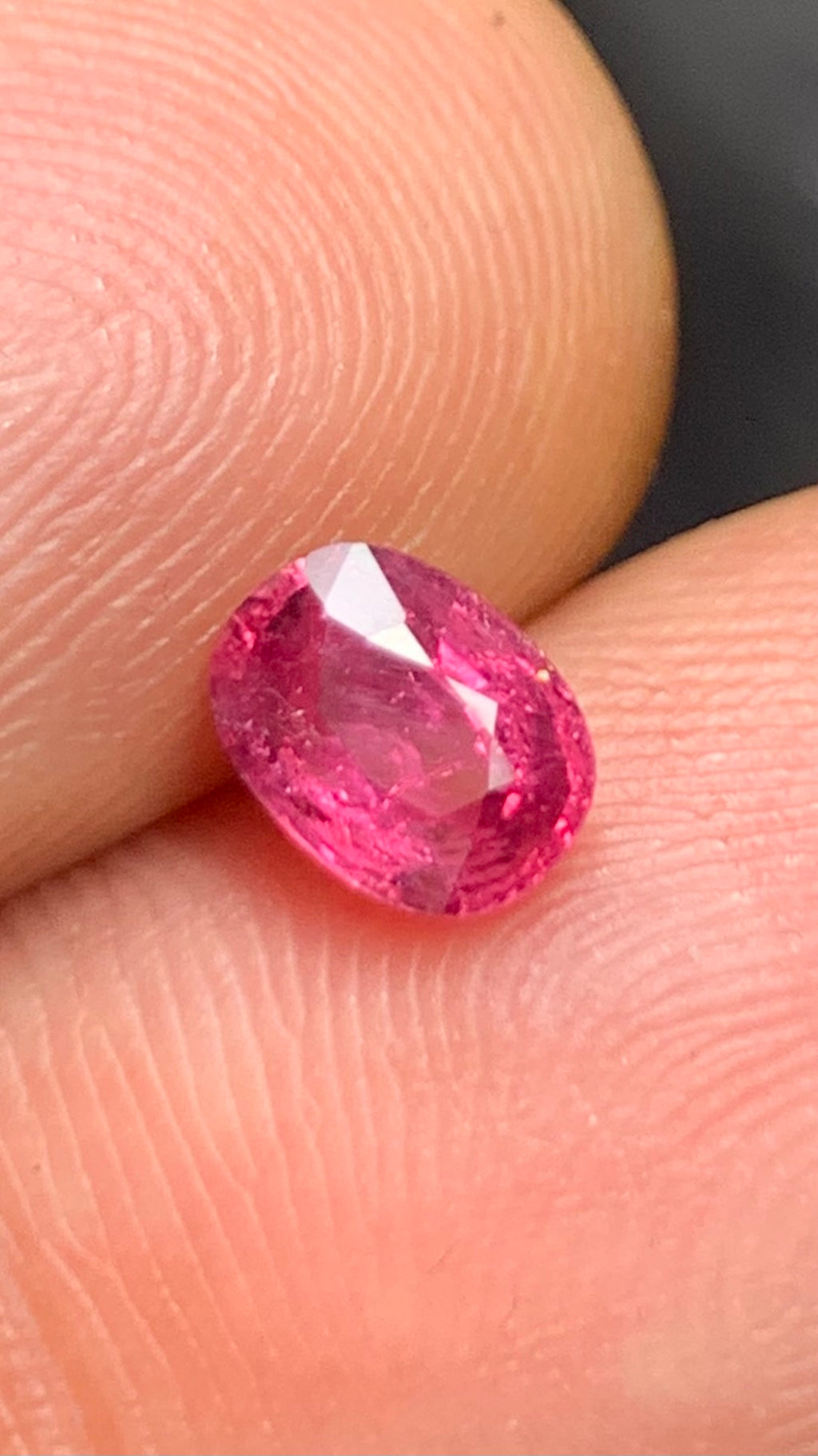 Certified Untreated 1.06 Carat Red Colour Natural Ruby Mozambique