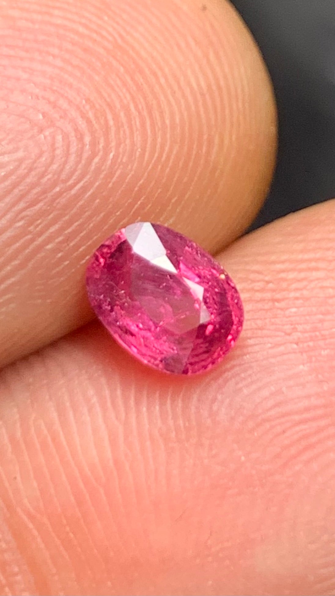 Certified Untreated 1.06 Carat Red Colour Natural Ruby Mozambique