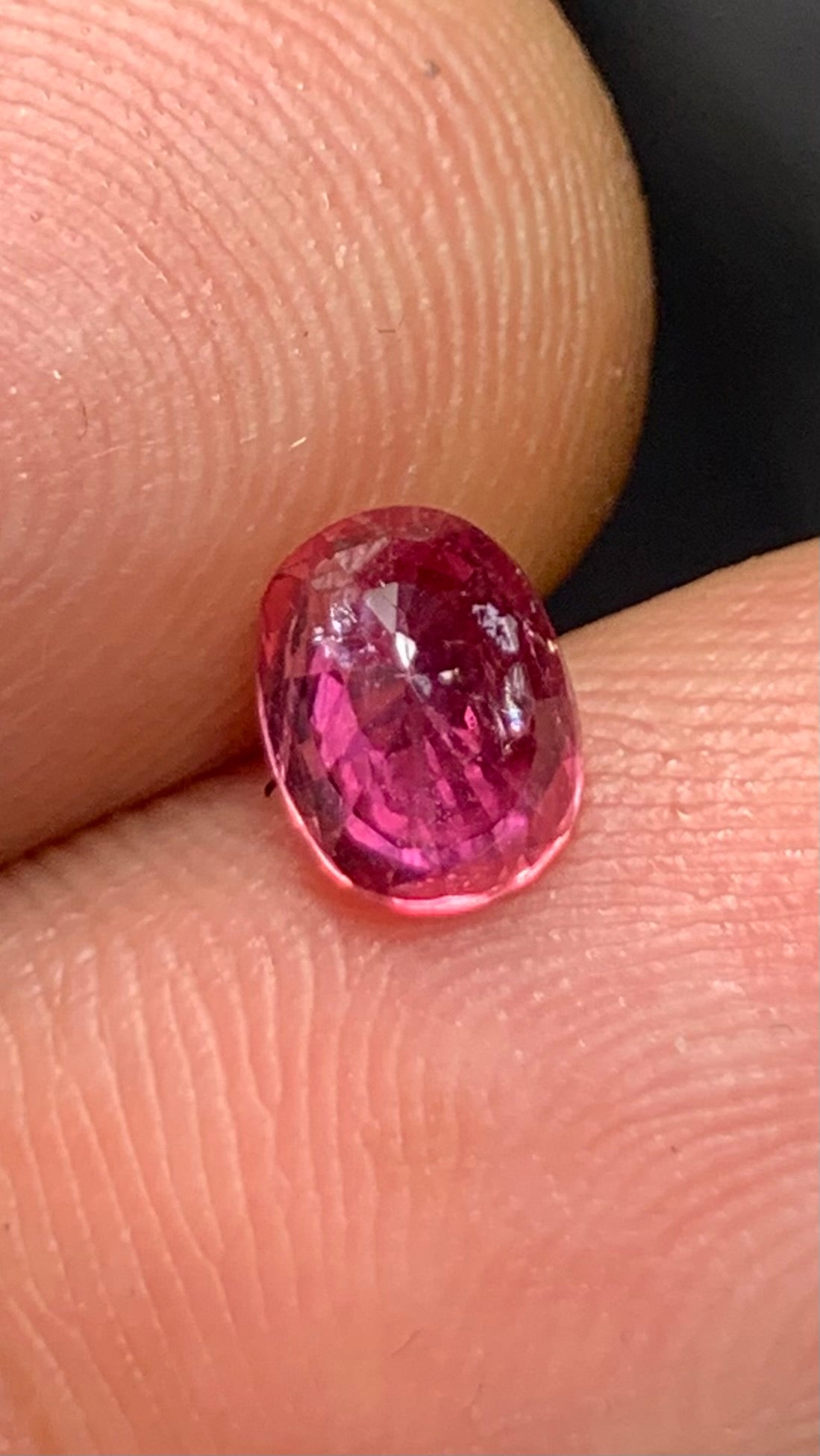 Certified Untreated 1.06 Carat Red Colour Natural Ruby Mozambique
