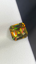 Untreated Top Quality 1.60 Carat Yellow Green Colour Natural Sphene full of flashes
