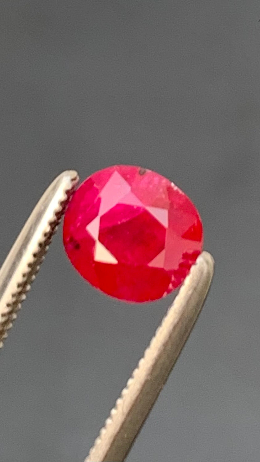 Untreated Certified 1.14 Carat Pigeon Blood Red Colour Natural Ruby Mozambique