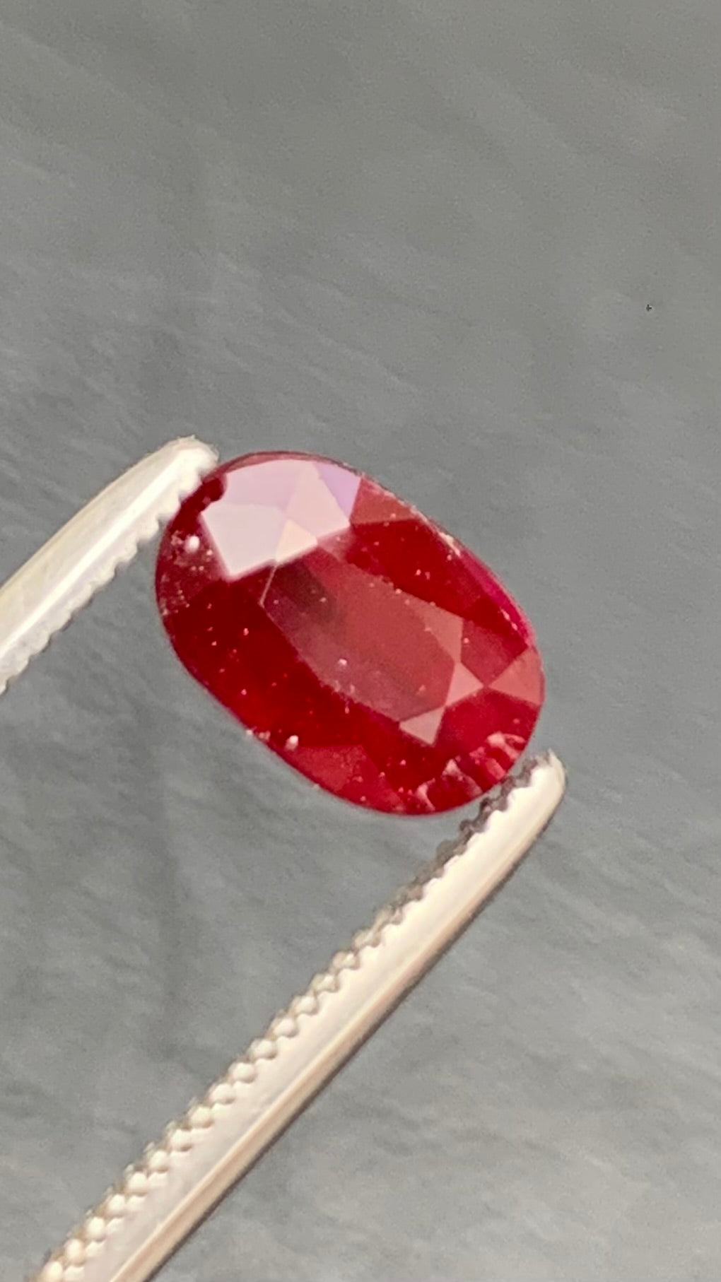 Untreated Certified 1.45 Carat Pigeon Blood Red Colour Natural Ruby Mozambique
