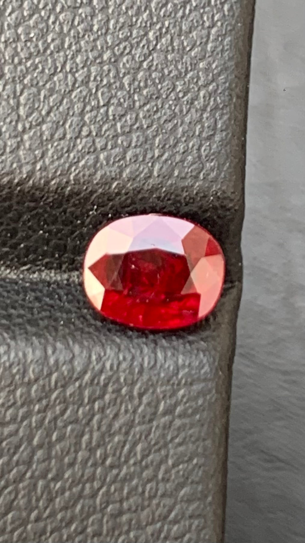 Untreated Certified 1.08 Carat Pigeon Blood Red Colour Natural Ruby Mozambique