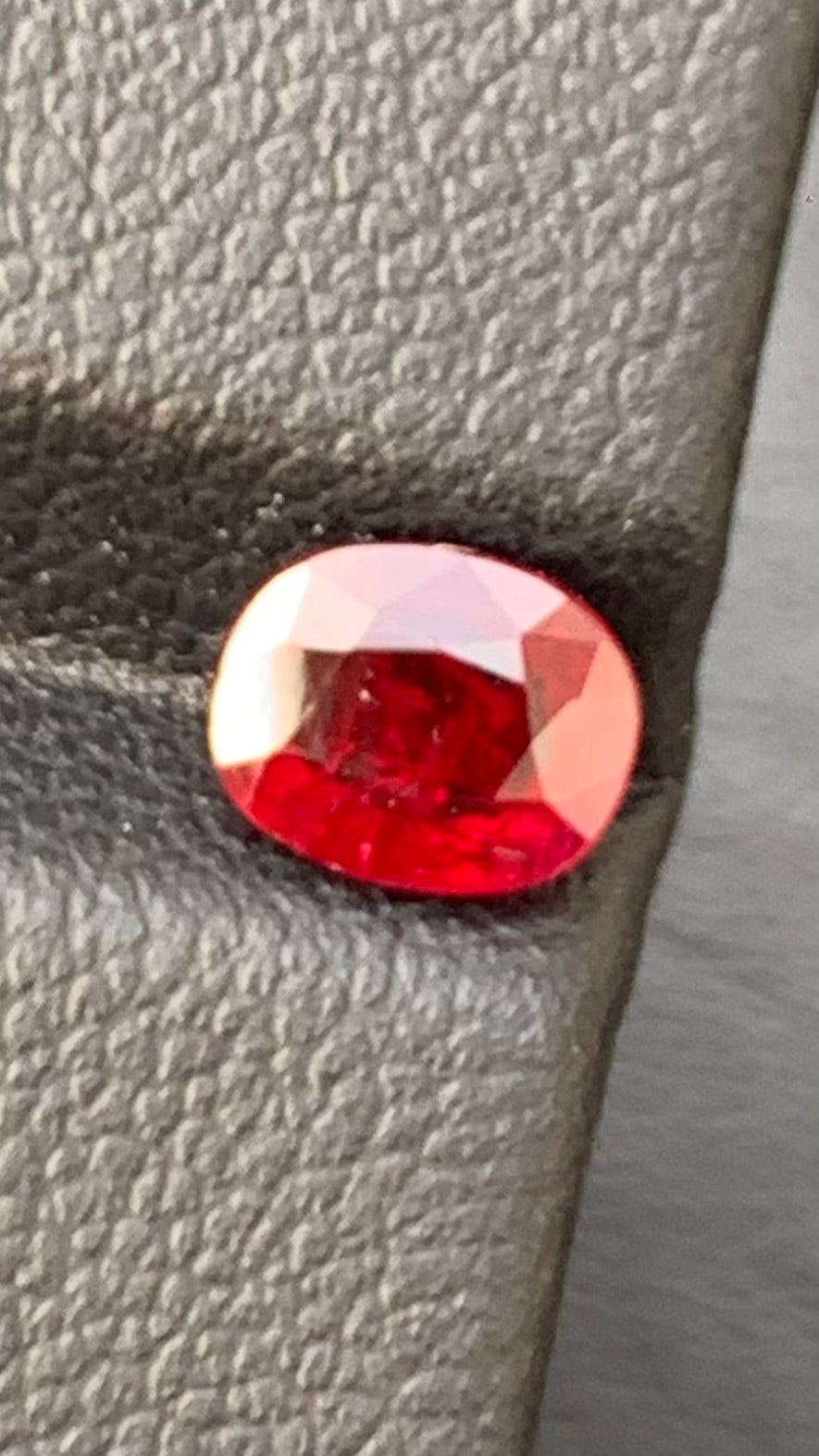 Untreated Certified 1.08 Carat Pigeon Blood Red Colour Natural Ruby Mozambique