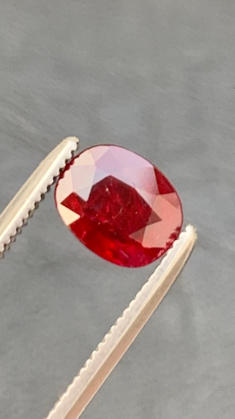 Untreated Certified 1.08 Carat Pigeon Blood Red Colour Natural Ruby Mozambique