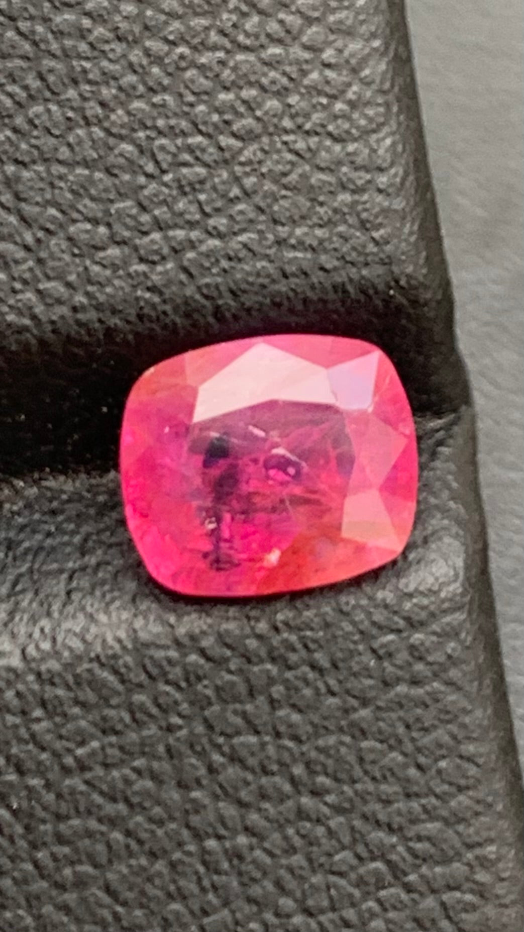 Untreated Certified 2.08 Carat Red Pink Colour Natural Ruby Burma