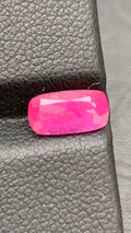 Untreated Certified 1.57 Carat Vivid Pink Red Colour Natural Ruby Mozambique